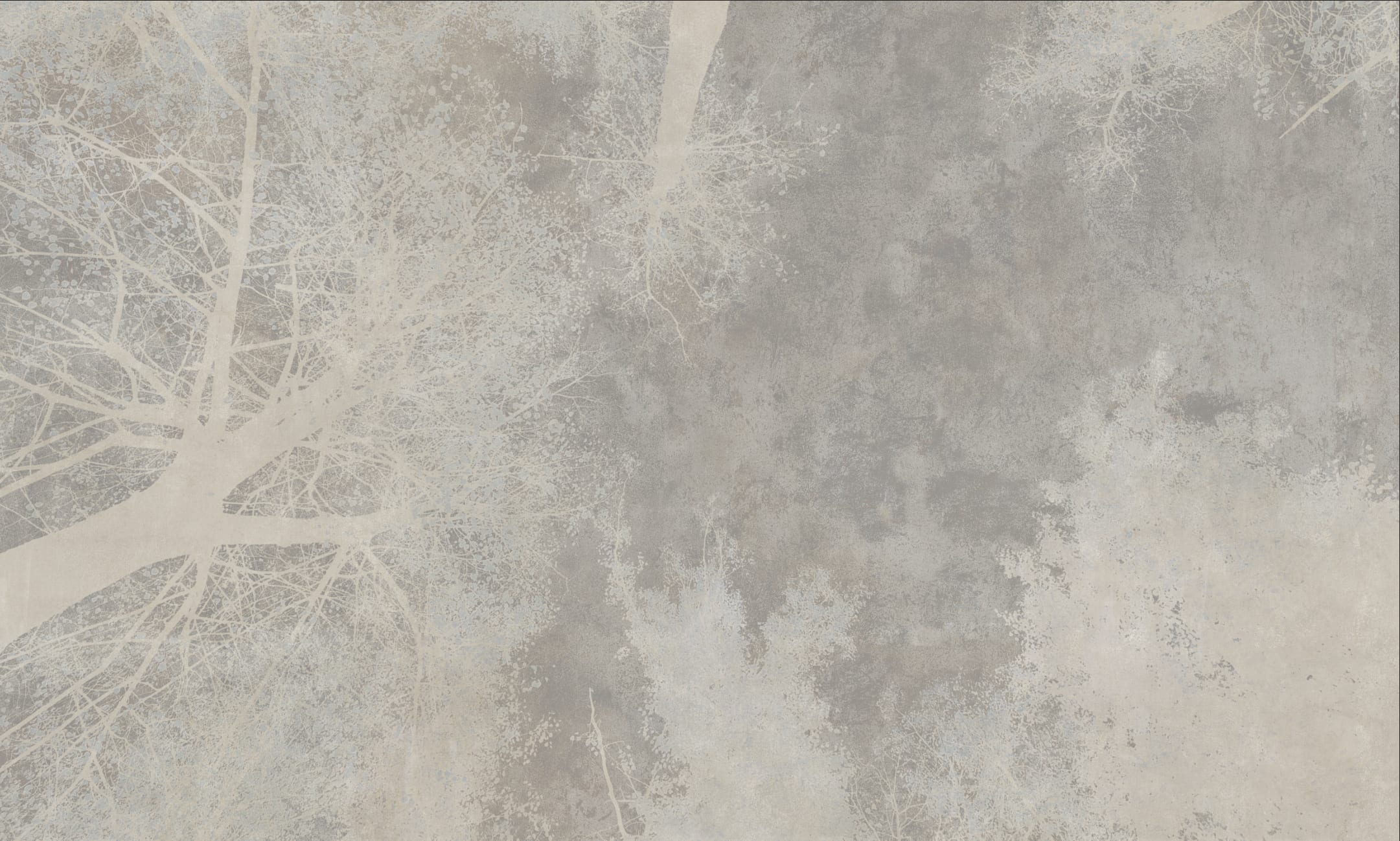 Forest Canopy Beige Tapete Wald Baumkronen Natur beige