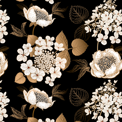 Golden Bloom Noir