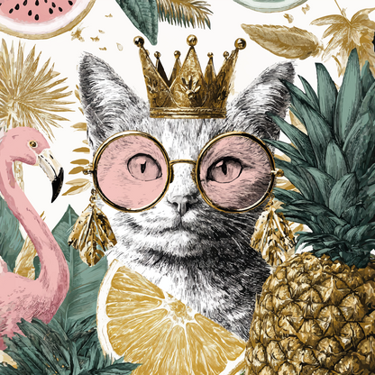 A4-Muster Summer Queen in Jungle Mood