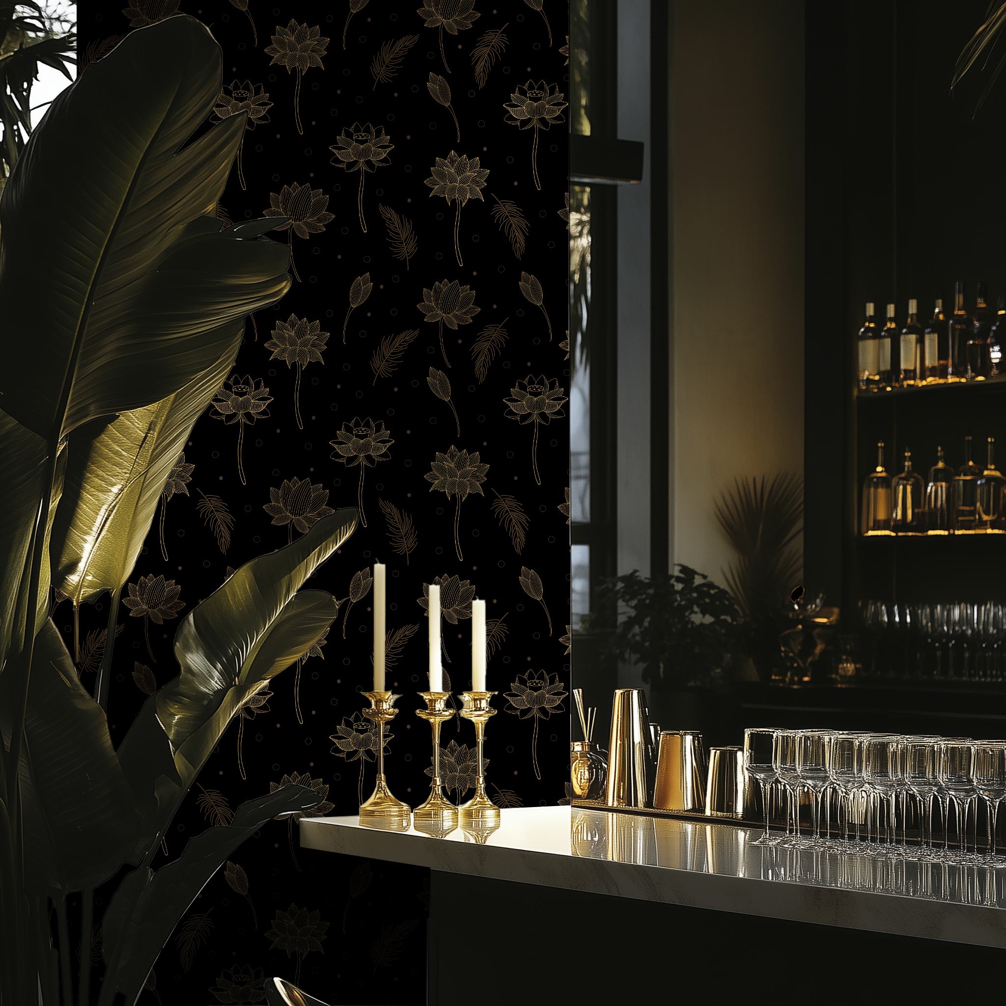 Golden Lotus Noir