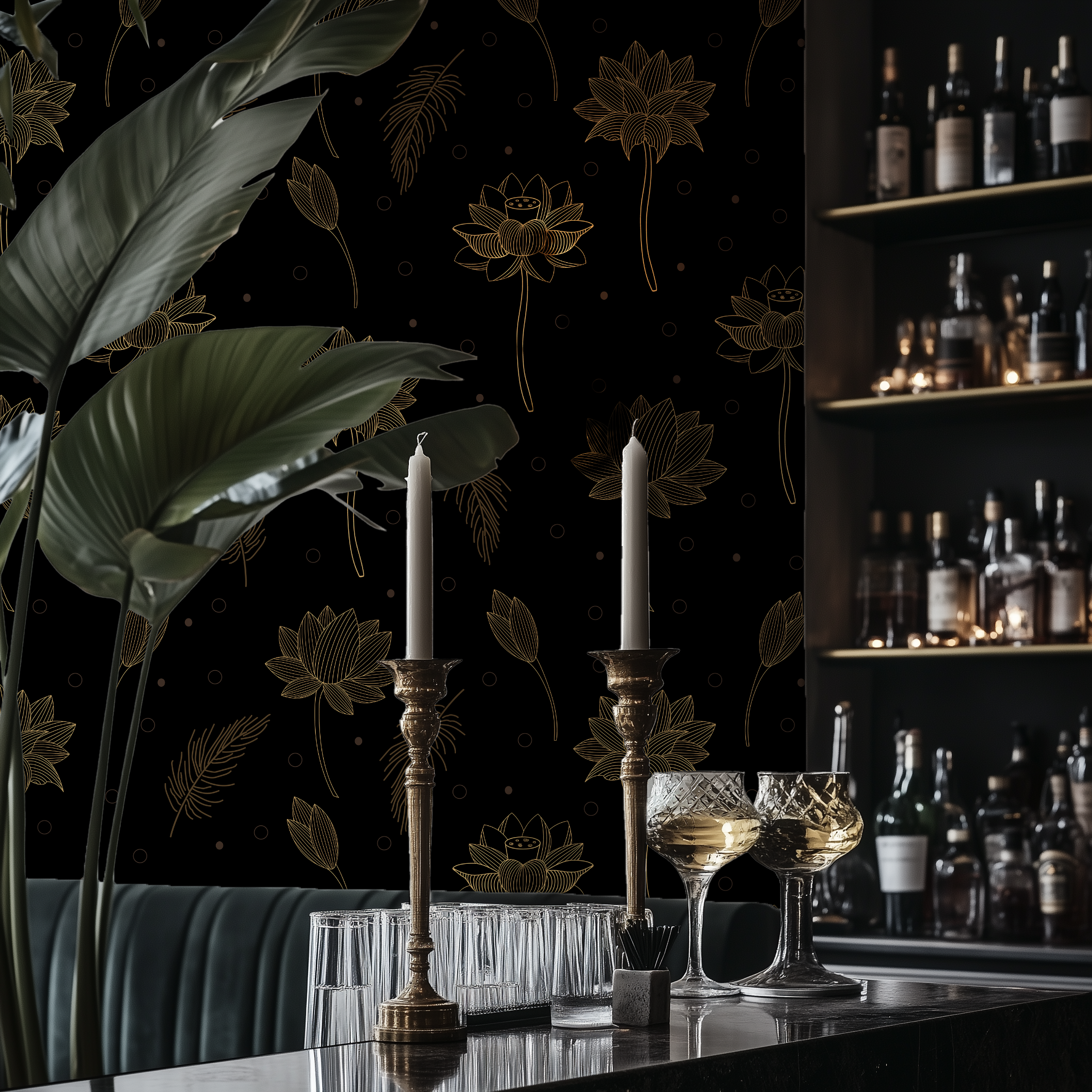 Golden Lotus Noir
