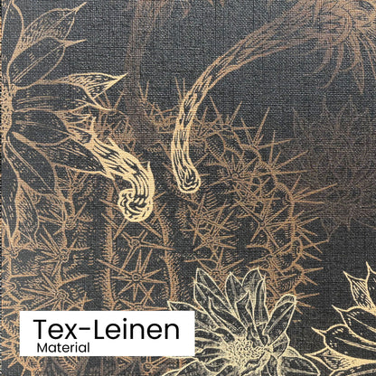 Tapete Golden Oasis Detailansicht Material Tex-Leinen