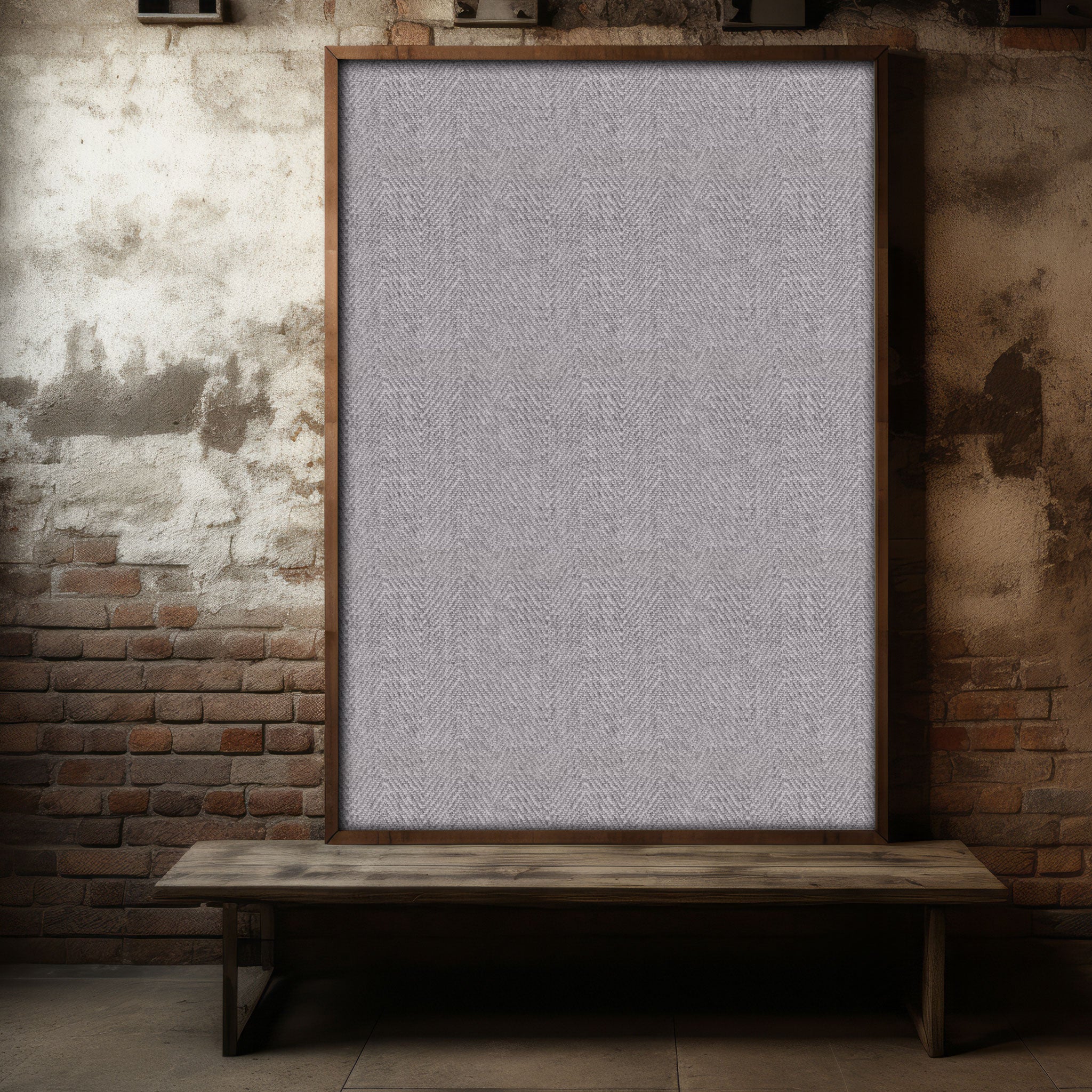 A4-Muster Lino Chevron – Beige