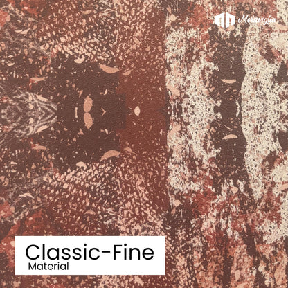 Tapete in Rottönen auf Matrial Classic-Fine feine Sandstruktur