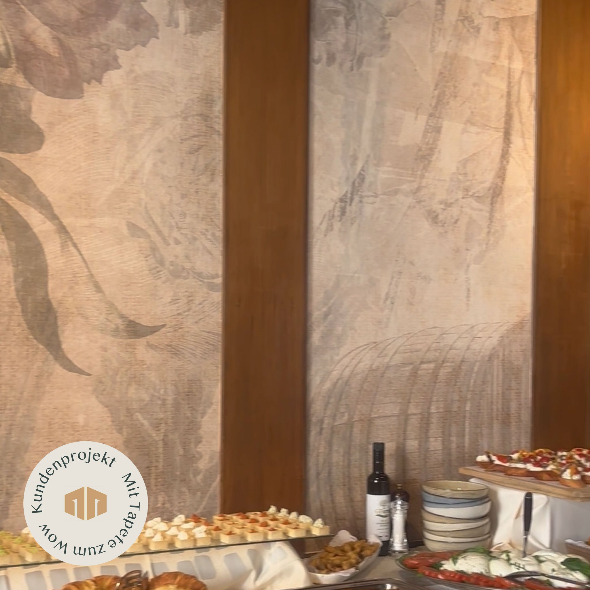 Tapete mit italienischem Flair in Trattoria